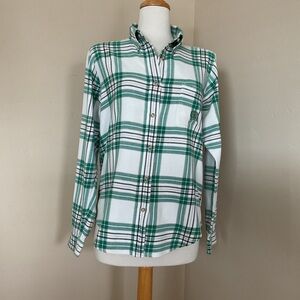 Roper Women's Green Plaid Flannel Shirt Size XL